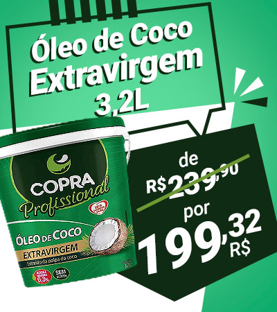 Óleo de Coco Extra-Virgem 3,2L Copra